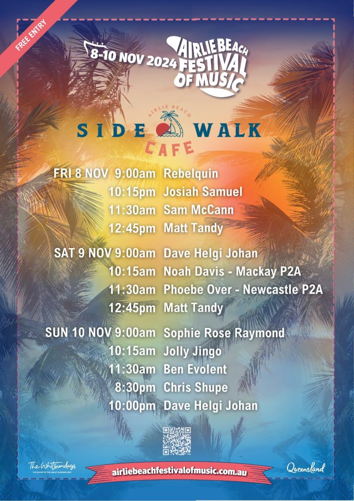 Sidewalk Cafe - Airlie Beach | Sidewalk Cafe: Your Official Venue for the Airlie Beach Music Festival